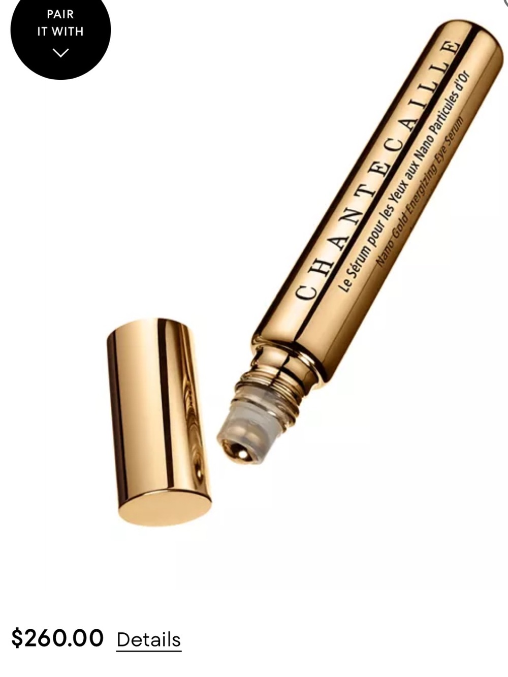 New in box Chantecaille 24K Gold Energizing Eye Serum